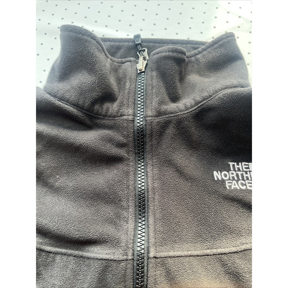 The North Face Black Lightweight Full Zip‎ Fleece Base Layer Jacket Women Medium - Picture 6 of 12